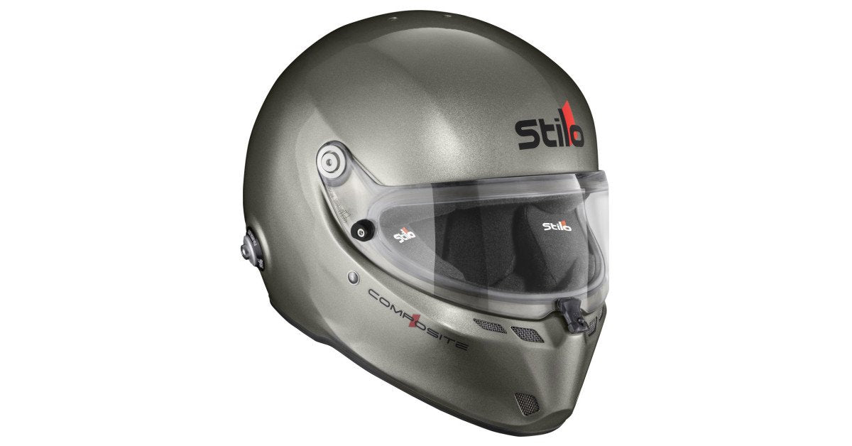 Sparco Casco Stilo St6Fn Titanio Composite Fia8859-24 Sa2025 Hans Fia8858-10-Talla 61 - Sparco original | APEXCORSE