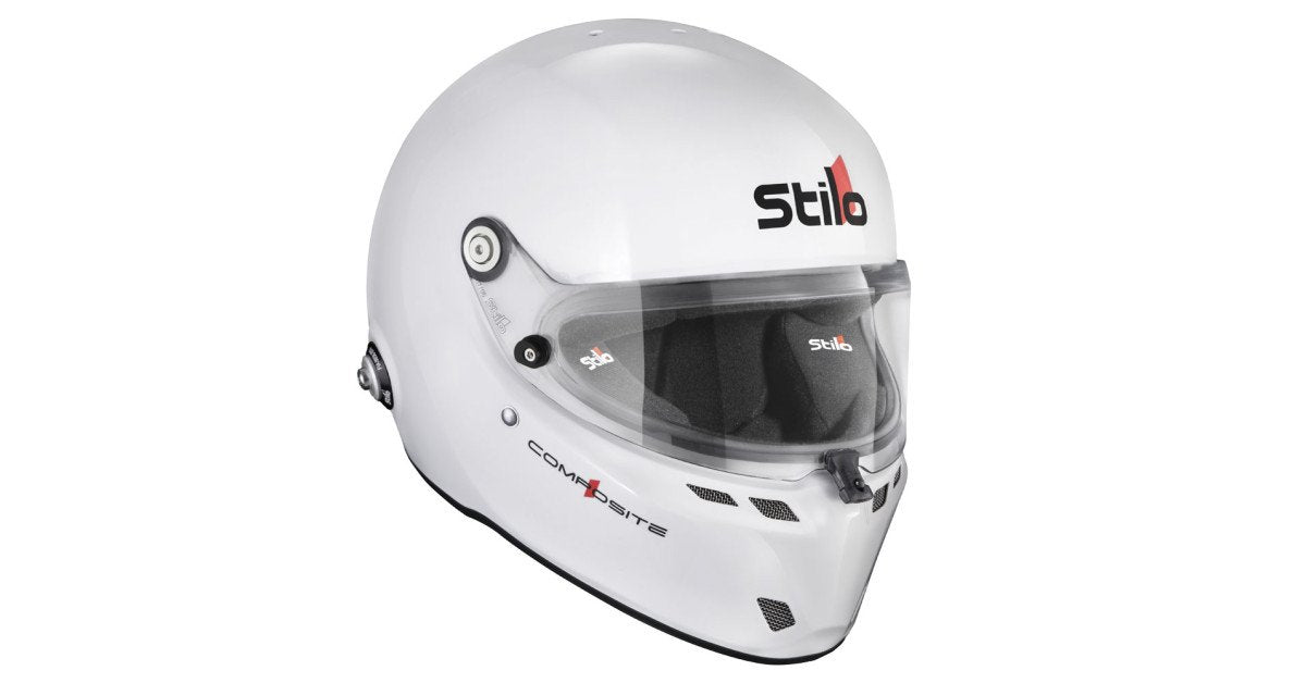 Sparco Casco Stilo St6Fn Composite Blanco Fia8859-24 Sa2025 Hans Blanco Fia8858-10-Talla 63 - Sparco original | APEXCORSE