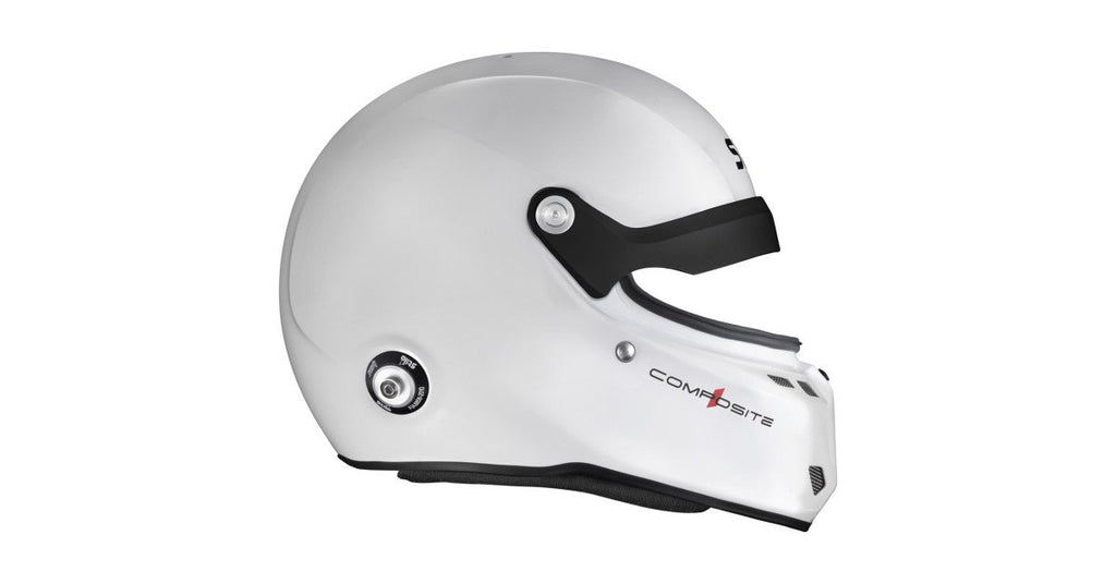 Sparco Casco Stilo St6Gt N Composite Blanco Fia8859-24 Sa2025 Hans Blanco Fia8858-10-Talla 57 - Sparco | APEXCORSE imagen 5
