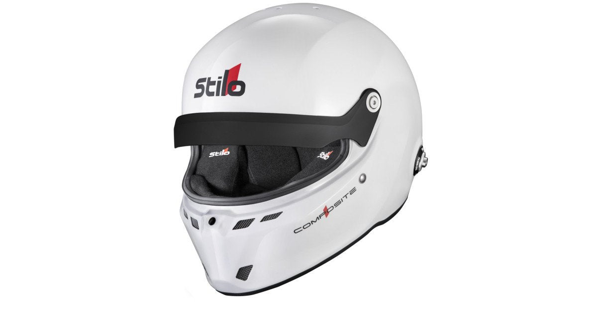 Sparco Casco Stilo St6Gt N Composite Blanco Fia8859-24 Sa2025 Hans Blanco Fia8858-10-Talla 64 - Sparco original | APEXCORSE