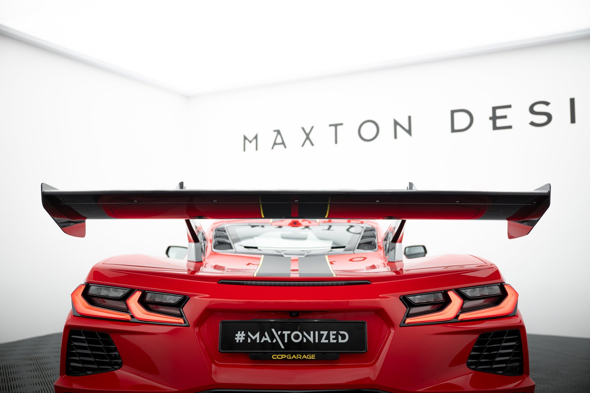 Maxton Design Alerón de carbono para Chevrolet Corvette C8 - imagen 1