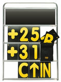 PANEL DE INDICACION OMP ALU 4 FILAS - OMP original APEXCORSE imagen 1