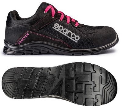 Zapatillas Sparco Practice Jody Talla 38 Negro/Rosa S1P Src - Sparco original | APEXCORSE