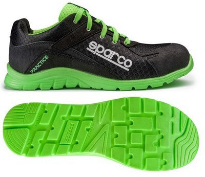 Zapatillas Sparco Practice Keke Talla 46 Negro/Verde S1P Src - Sparco original | APEXCORSE