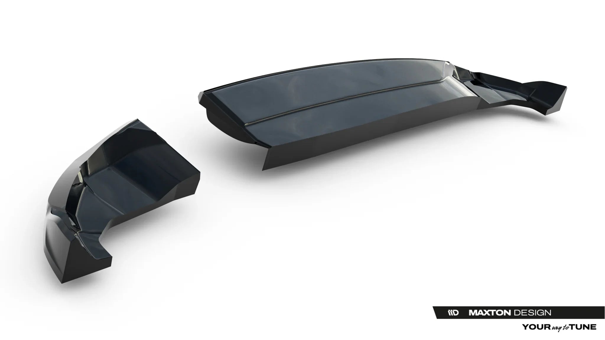 Maxton Design Splitter trasero (with vertical bars) para Alfa Romeo Junior Mk1 - imagen 7