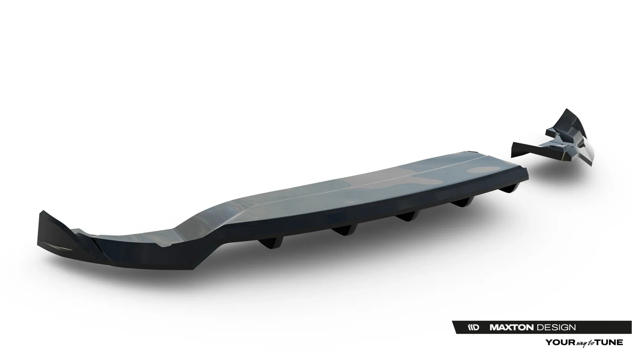 Maxton Design Splitter trasero (with vertical bars) para Alfa Romeo Junior Mk1 - imagen 6