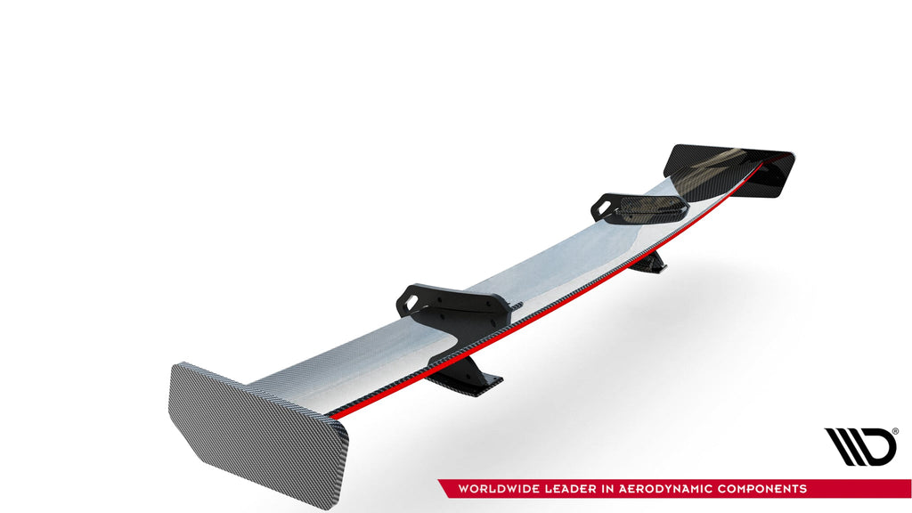 Maxton Design Alerón de carbono With Upper Swan Mounting + LED para Audi A5 Coupe 8T - imagen 24