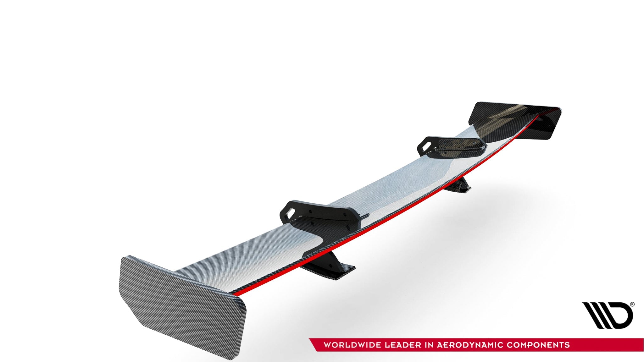 Maxton Design Alerón de carbono With Upper Swan Mounting + LED para Audi A5 Coupe 8T - imagen 24