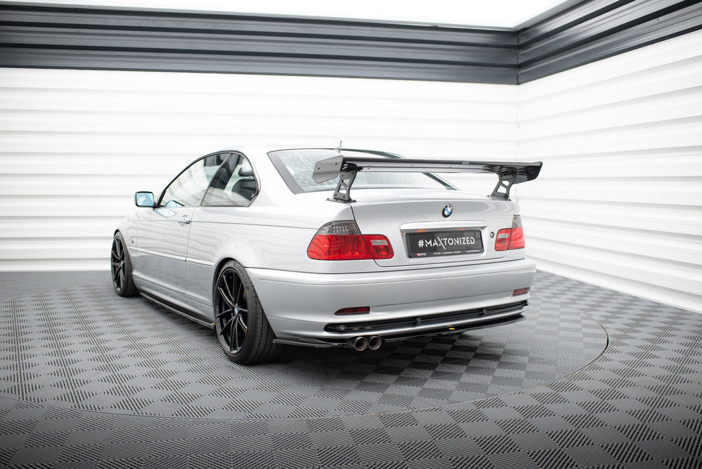 Maxton Design Alerón de carbono With External Brackets Uprights para BMW 3 Coupe E46 - imagen 2