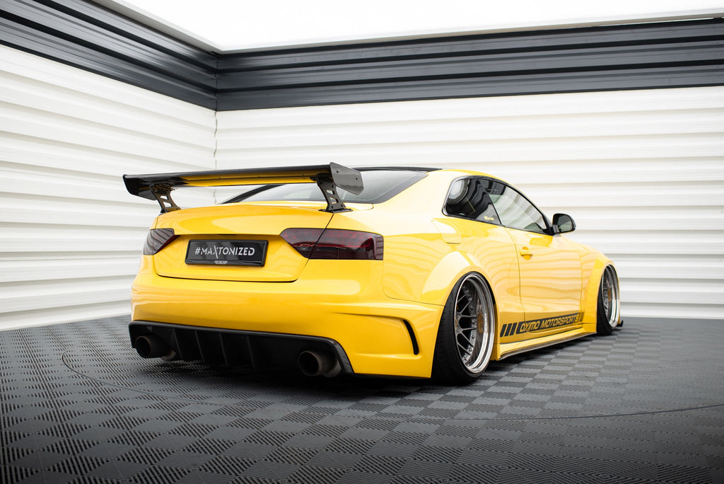 Maxton Design Alerón de carbono With External Brackets Uprights para Audi A5 Coupe 8T - imagen 3