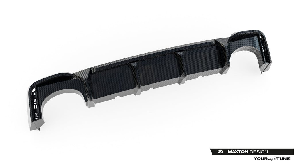 Maxton Design Prepreg Carbon Fiber Rear Diffuser para Audi RS6 C8 / C8 Facelift (version without towbar) - imagen 10