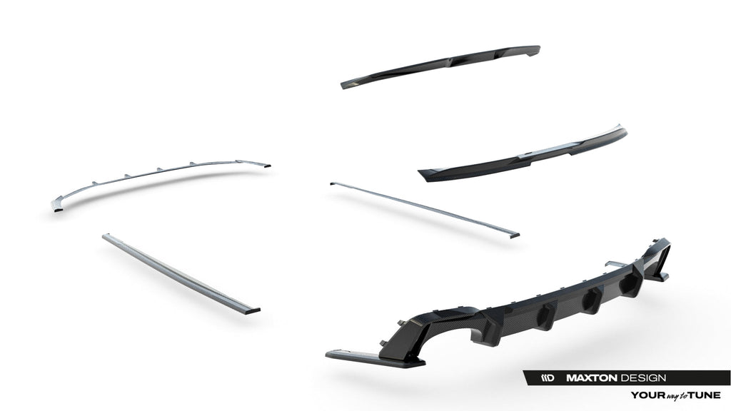 Maxton Design Set Of Prepreg Carbon Fiber Splitters para Audi RS6 C8 / C8 Facelift - imagen 20