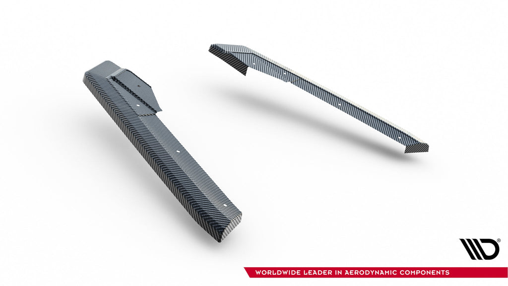 Maxton Design Splitters laterales traseros de fibra de carbono pre-preg para Audi RS7 C8 - imagen 5