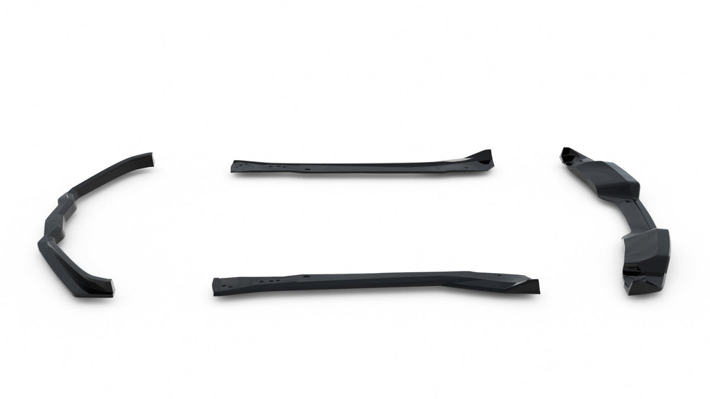 Maxton Design Set Of Splitters para Chevrolet Corvette Z06 C7 - imagen 19