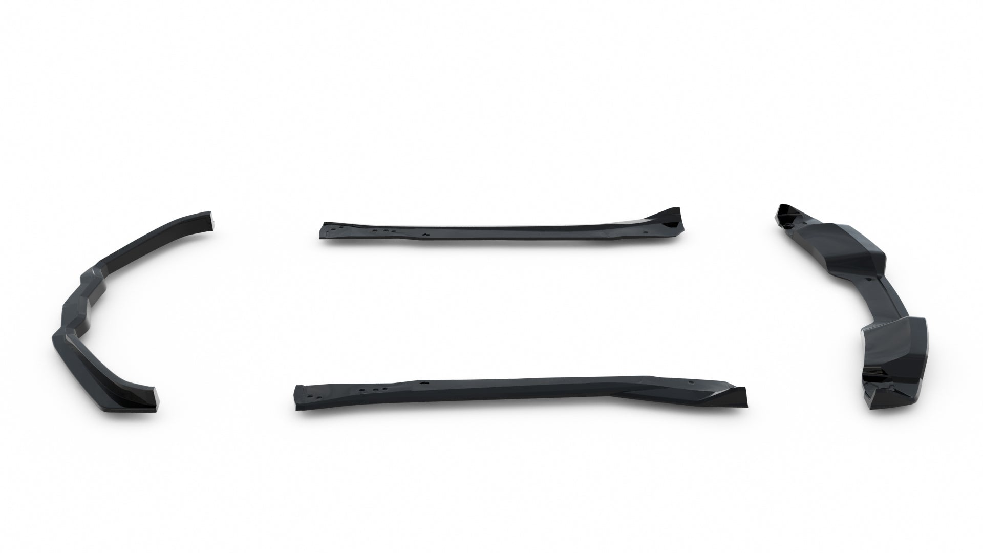 Maxton Design Set Of Splitters para Chevrolet Corvette Z06 C7 - imagen 19