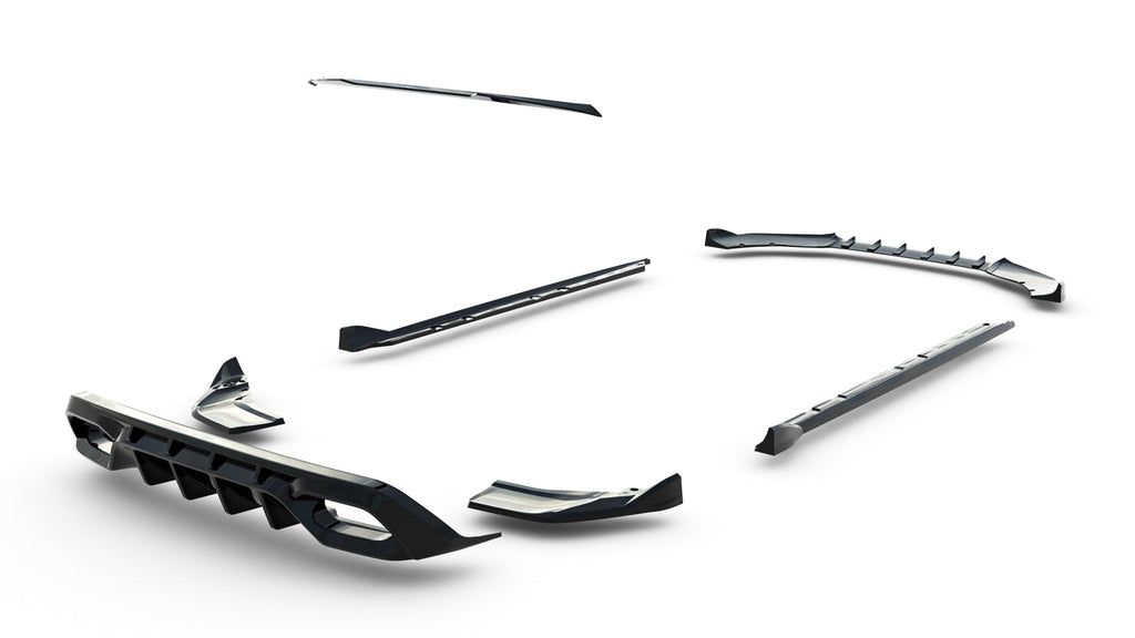Maxton Design Set of Splitters V.1 para Cupra Leon Hatchback Mk1 Facelift - imagen 17