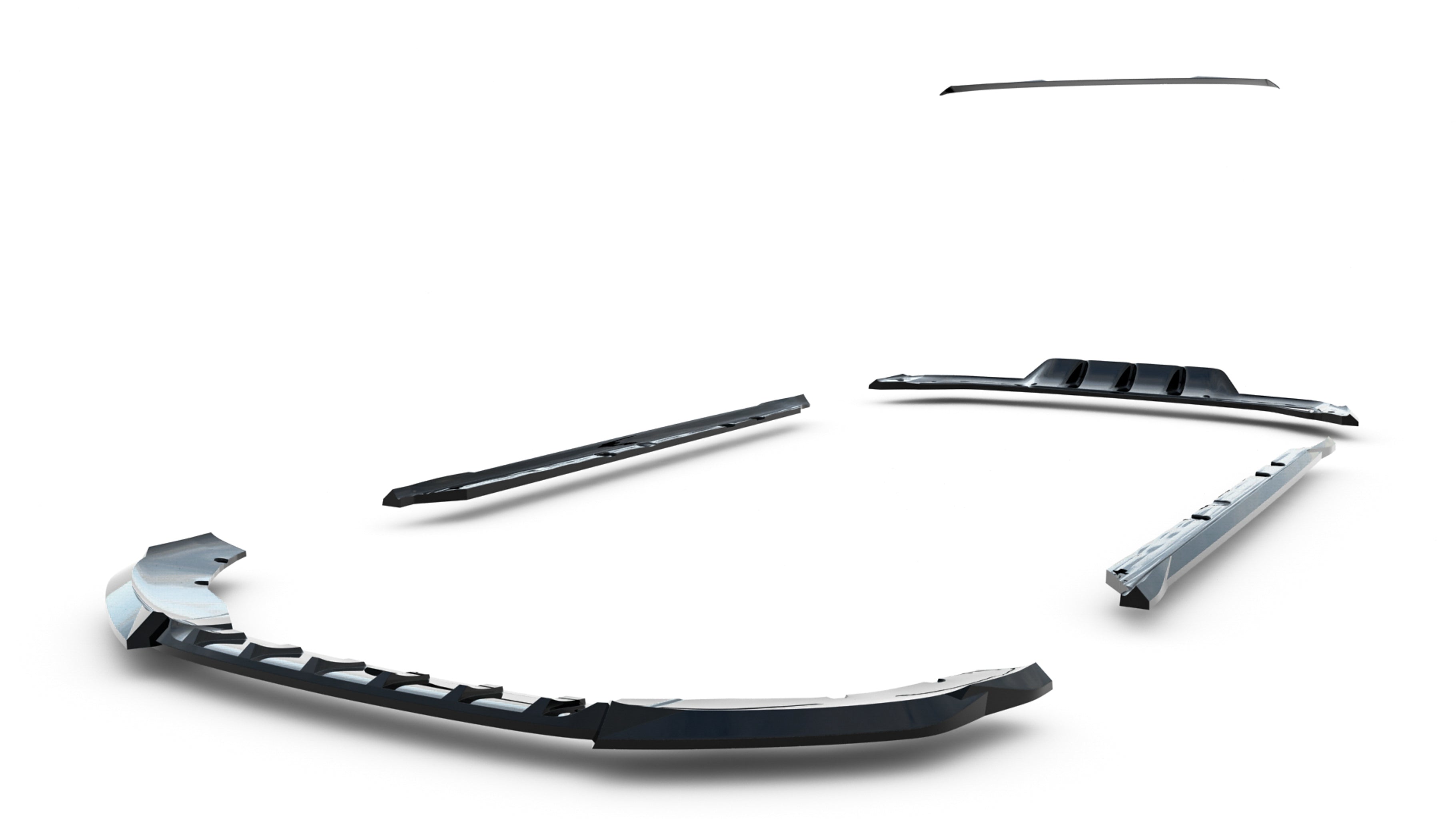 Maxton Design Set of Splitters V.2 para Cupra Leon Hatchback Mk1 Facelift - imagen 13