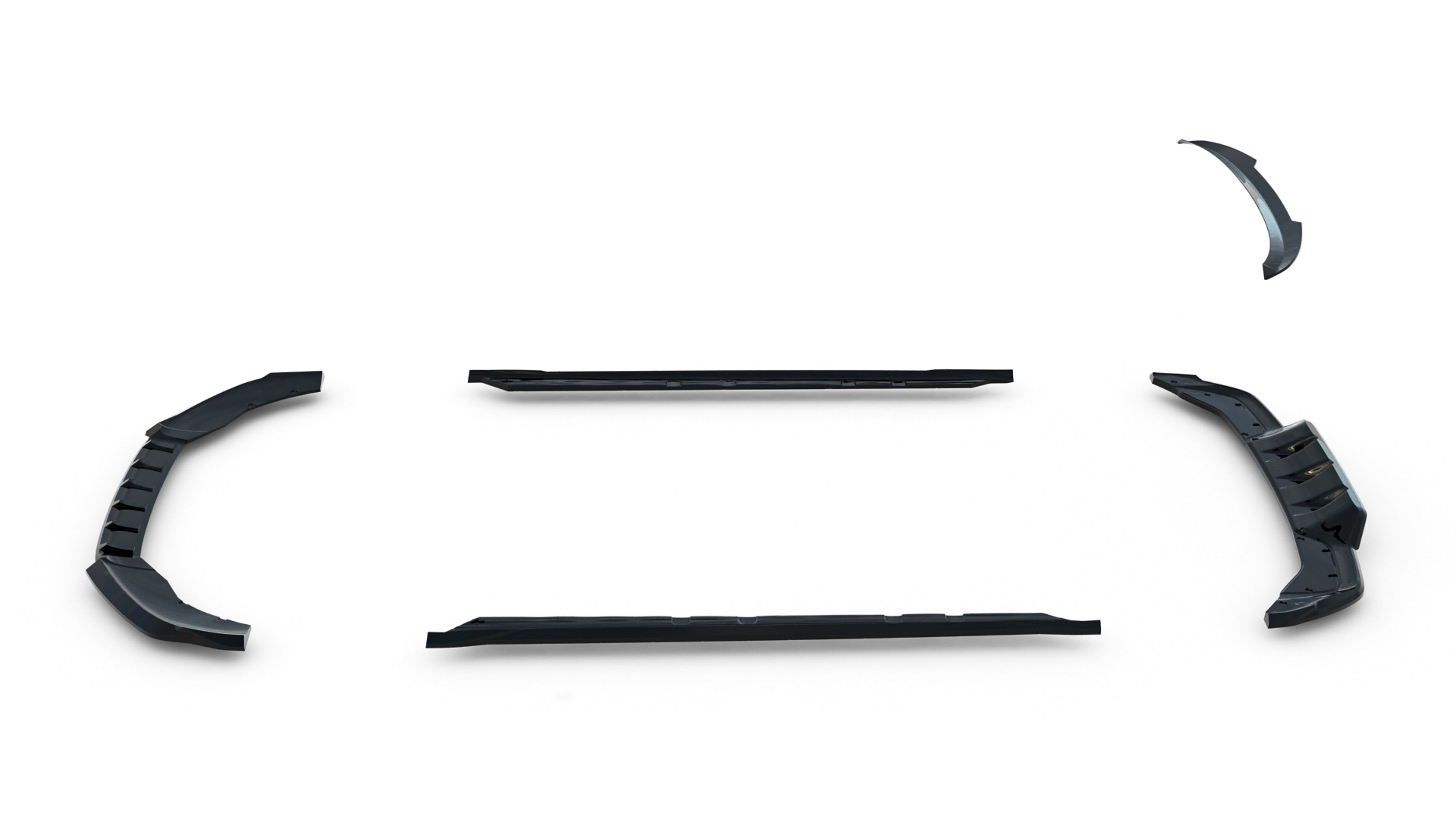 Maxton Design Set of Splitters V.2 para Cupra Leon Hatchback Mk1 Facelift - imagen 14