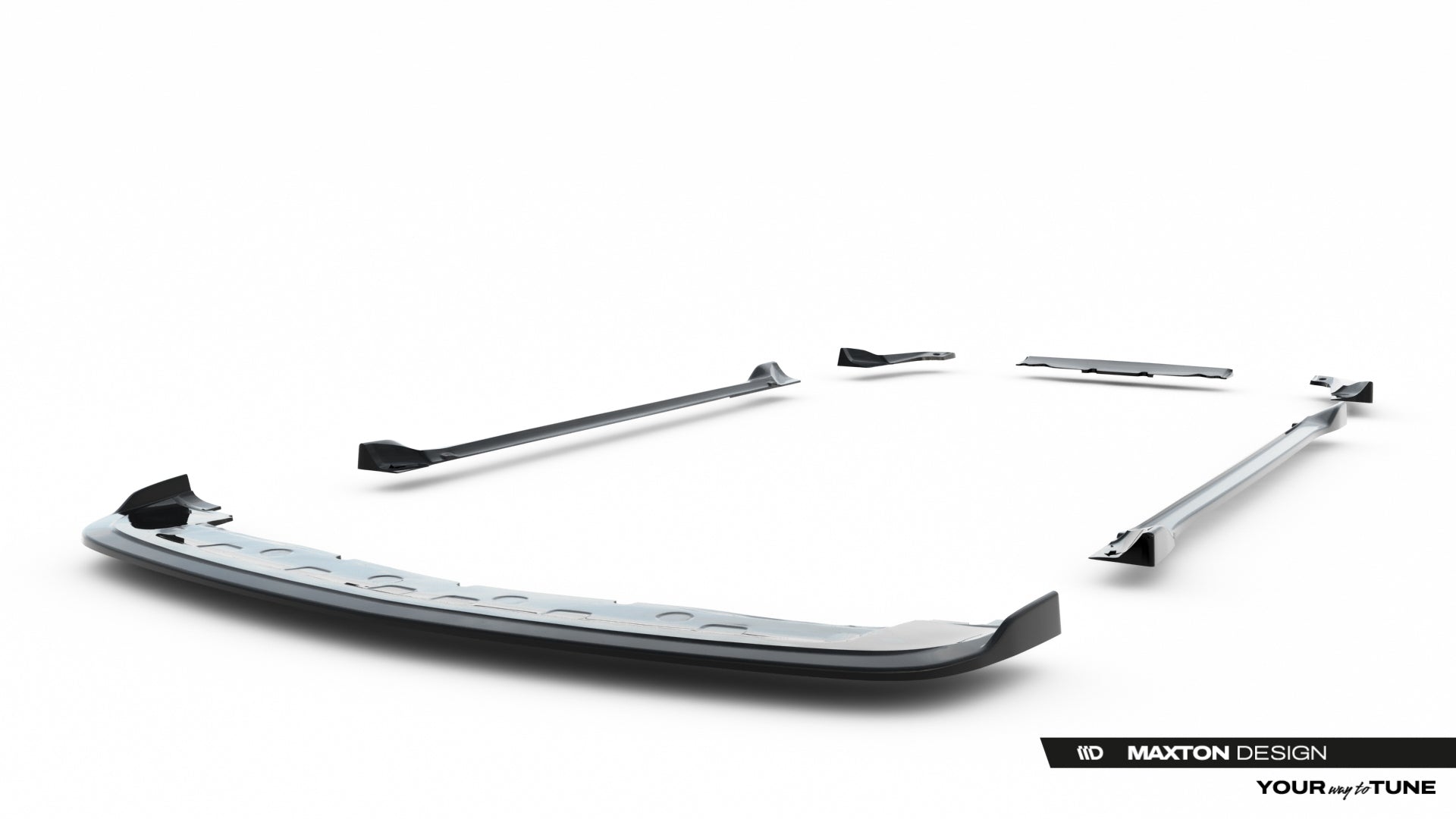 Maxton Design Set Of Splitters para Dodge Challenger SRT Hellcat Widebody Mk3 - imagen 13