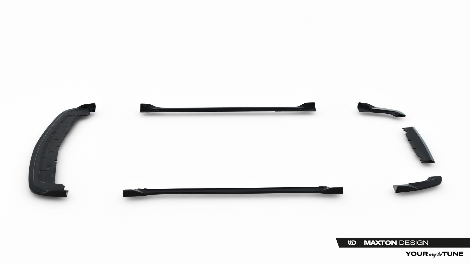 Maxton Design Set Of Splitters para Dodge Challenger SRT Hellcat Widebody Mk3 - imagen 14