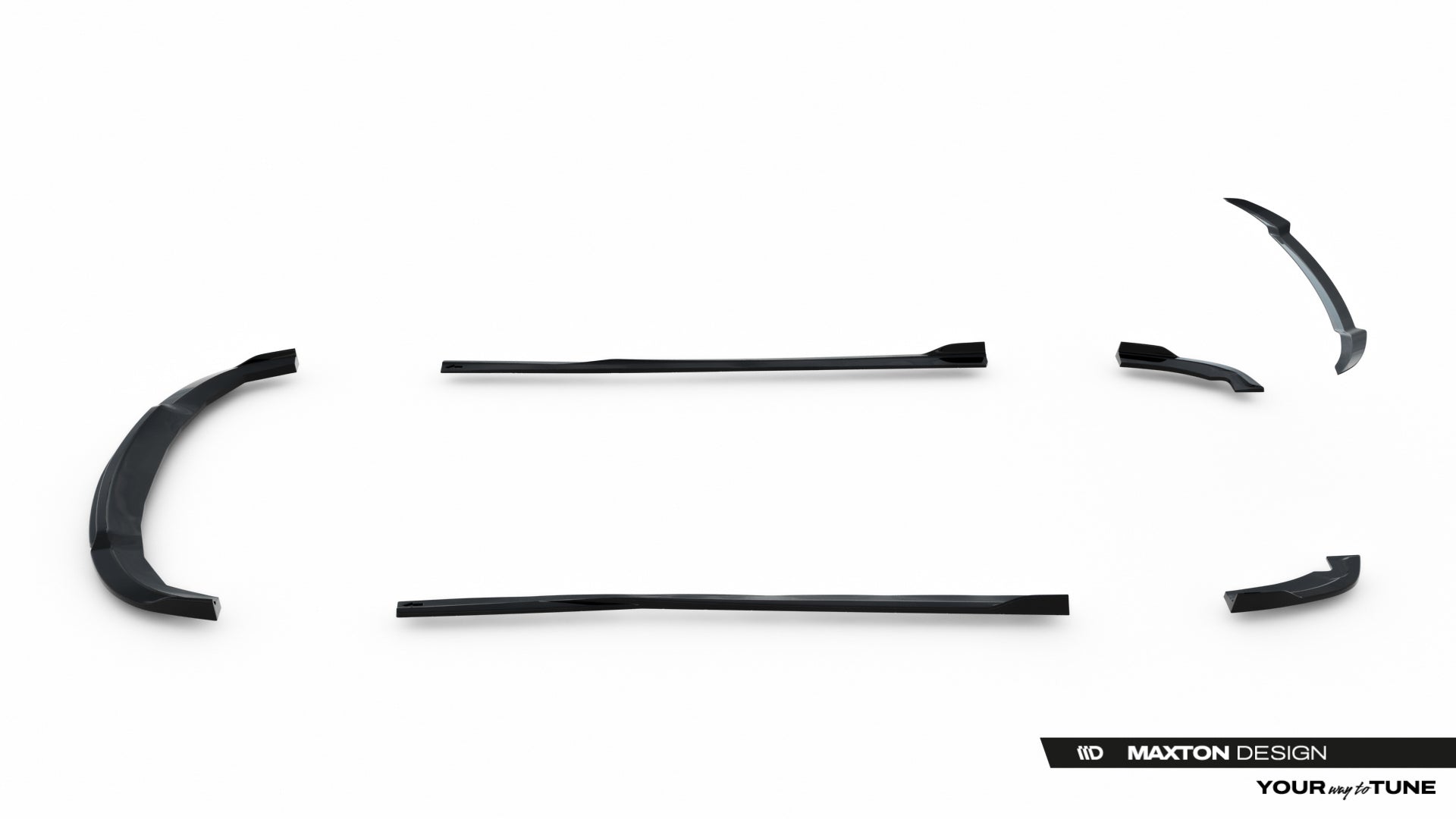 Maxton Design Set Of Splitters para Dodge Charger SRT Mk7 Facelift - imagen 12