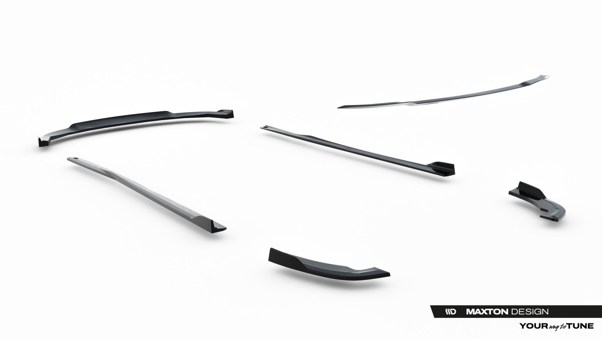 Maxton Design Set Of Splitters para Dodge Charger SRT Mk7 Facelift - imagen 13