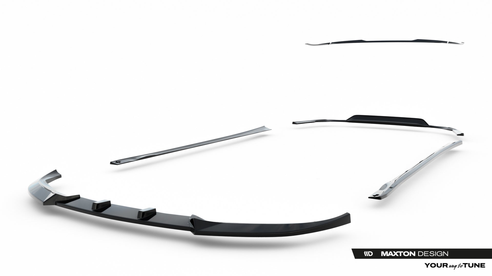 Maxton Design Set Of Splitters para Dodge Charger RT Mk7 Facelift - imagen 17