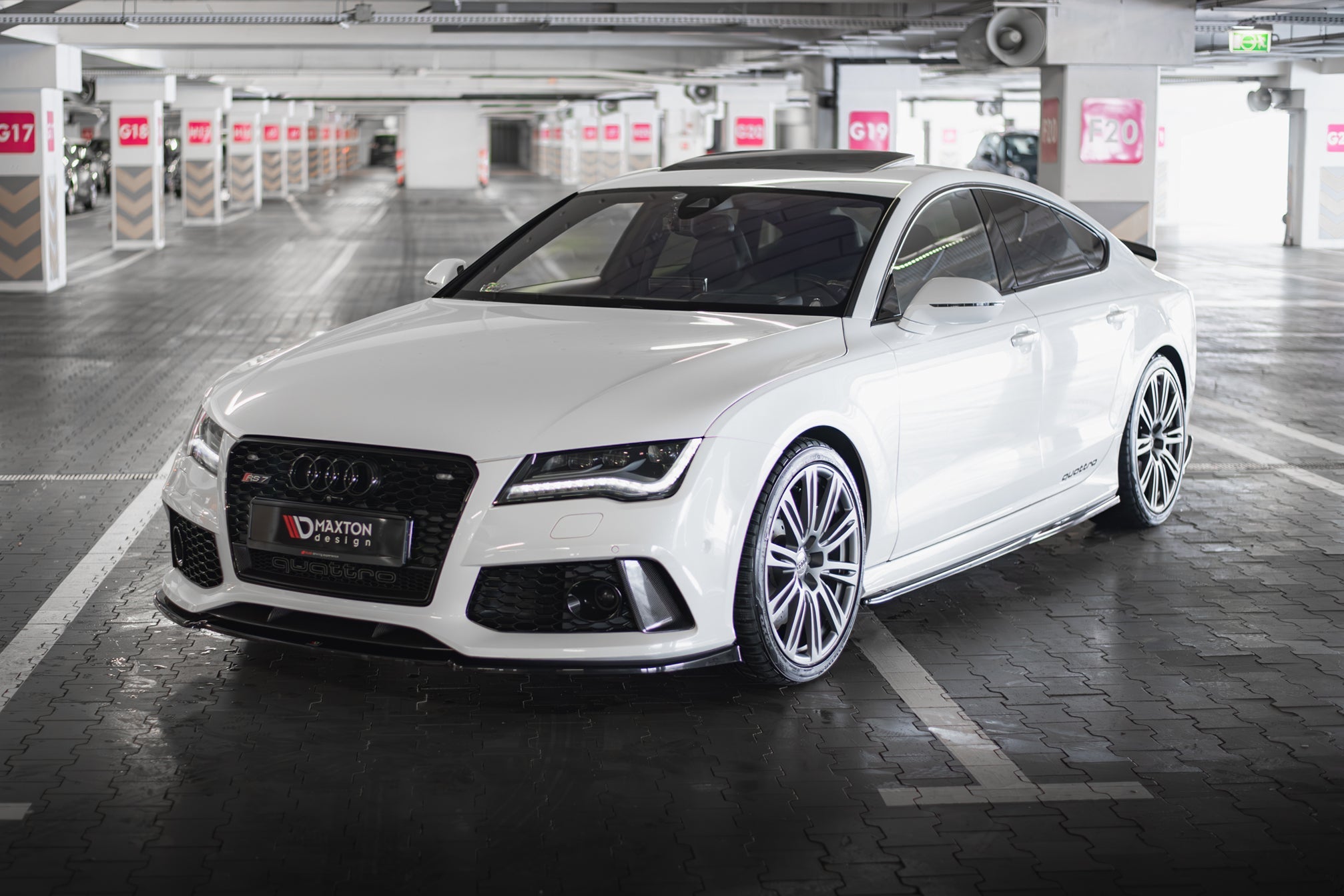 Maxton Design Splitter delantero V.4 para Audi RS7 C7 - imagen 1