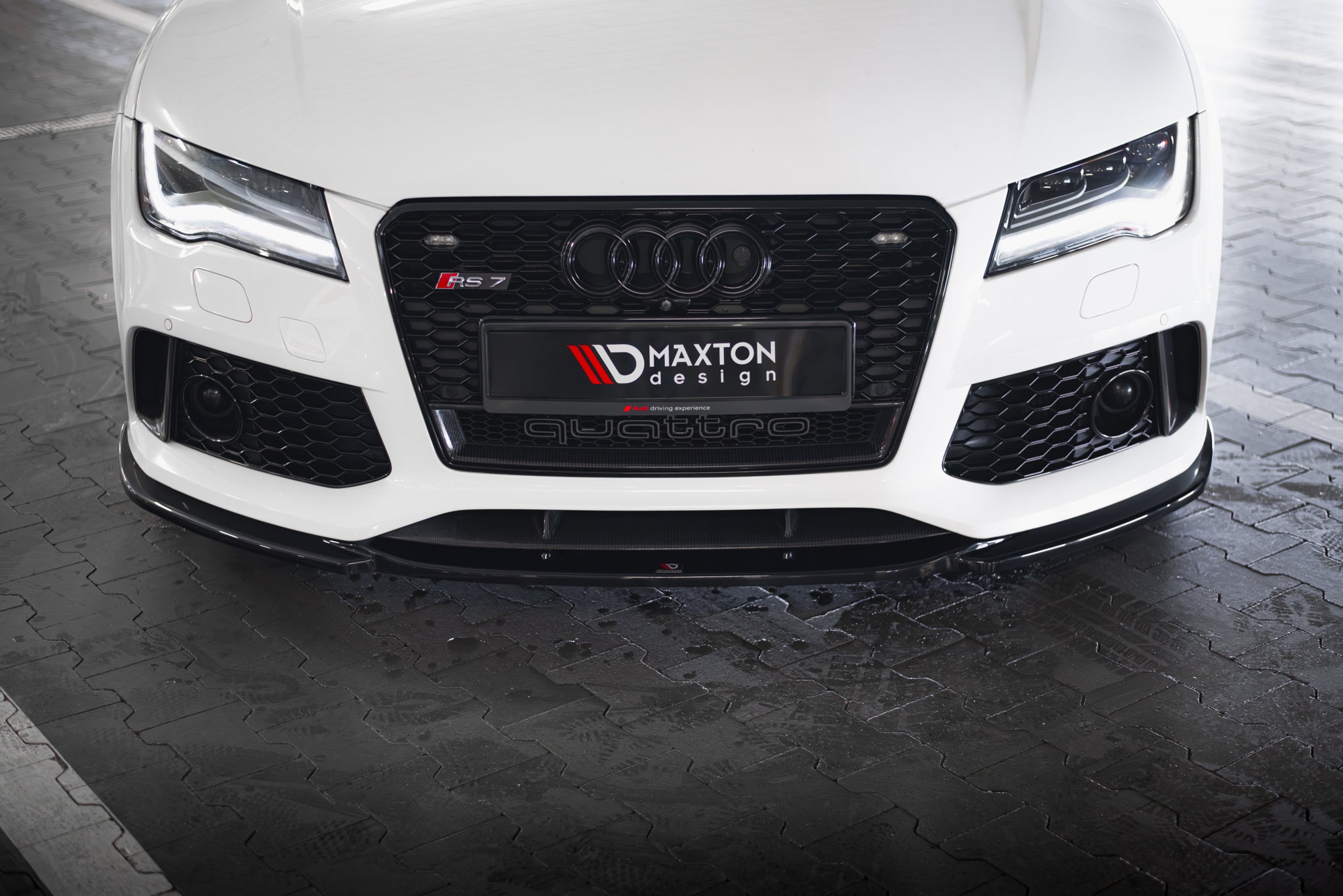 Maxton Design Splitter delantero V.3 para Audi RS7 C7 - imagen 2