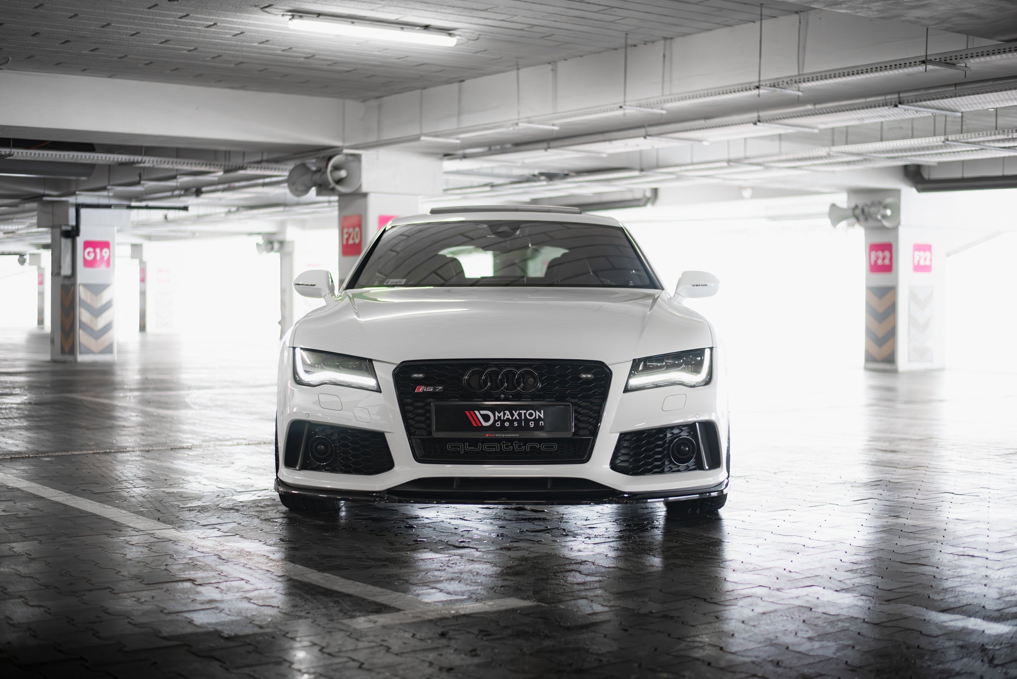 Maxton Design Splitter delantero V.3 para Audi RS7 C7 - imagen 3
