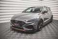 Maxton Design Splitter delantero V.1 + Flaps para Hyundai I30 N / I30 N-Line Hatchback/Fastback Mk3 Facelift - imagen 1