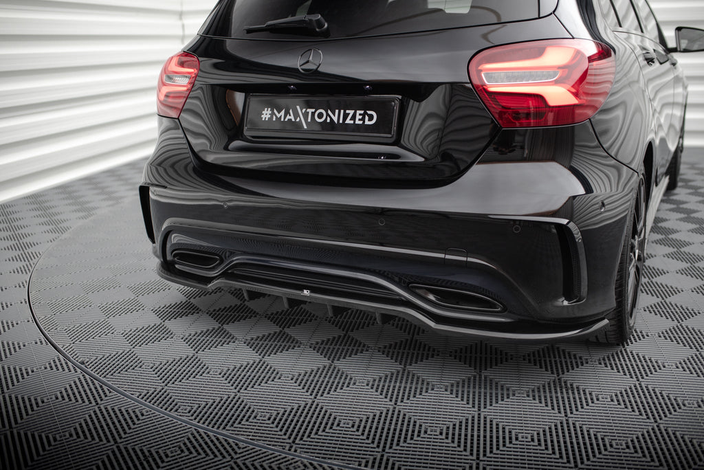 Maxton Design Splitter trasero (With Vertical Bars) para Mercedes-Benz A AMG-Line W176 Facelif - imagen 2