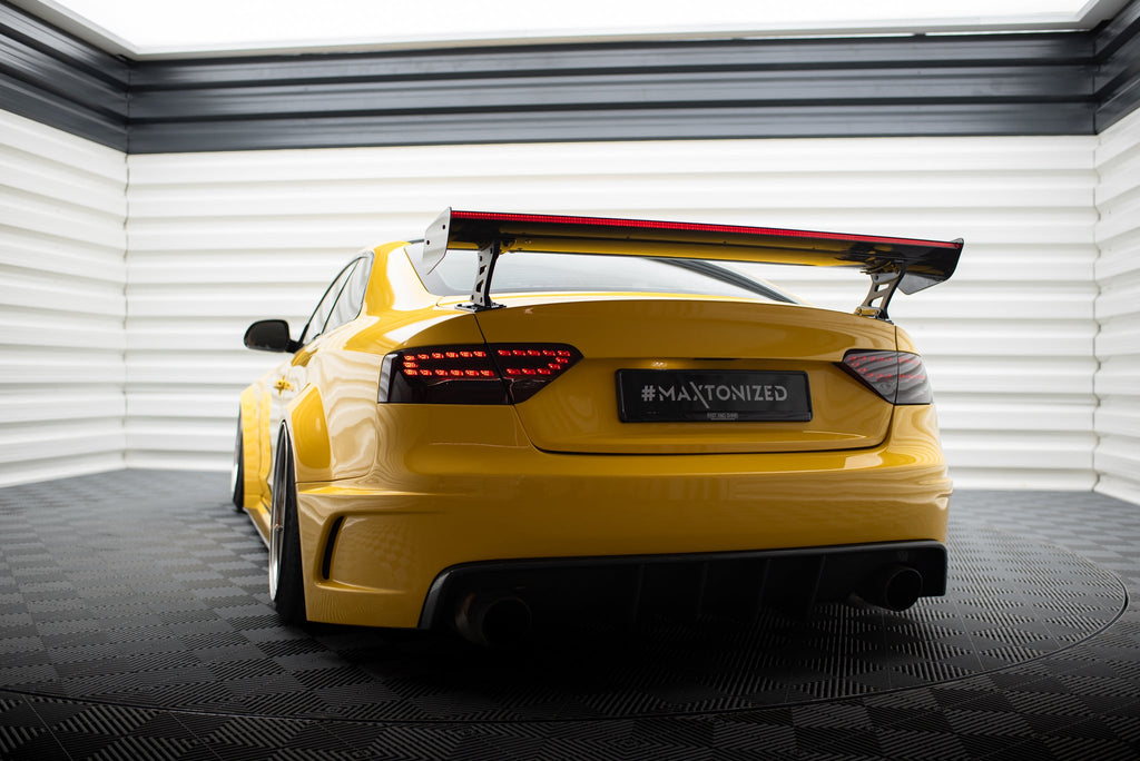 Maxton Design Alerón de carbono With External Brackets Uprights + LED para Audi A5 Coupe 8T - imagen 7