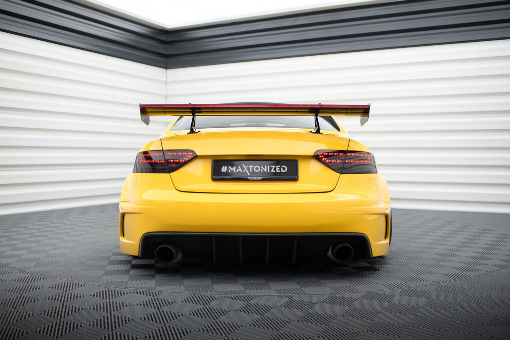 Maxton Design Alerón de carbono With Upper Swan Mounting + LED para Audi A5 Coupe 8T - imagen 17