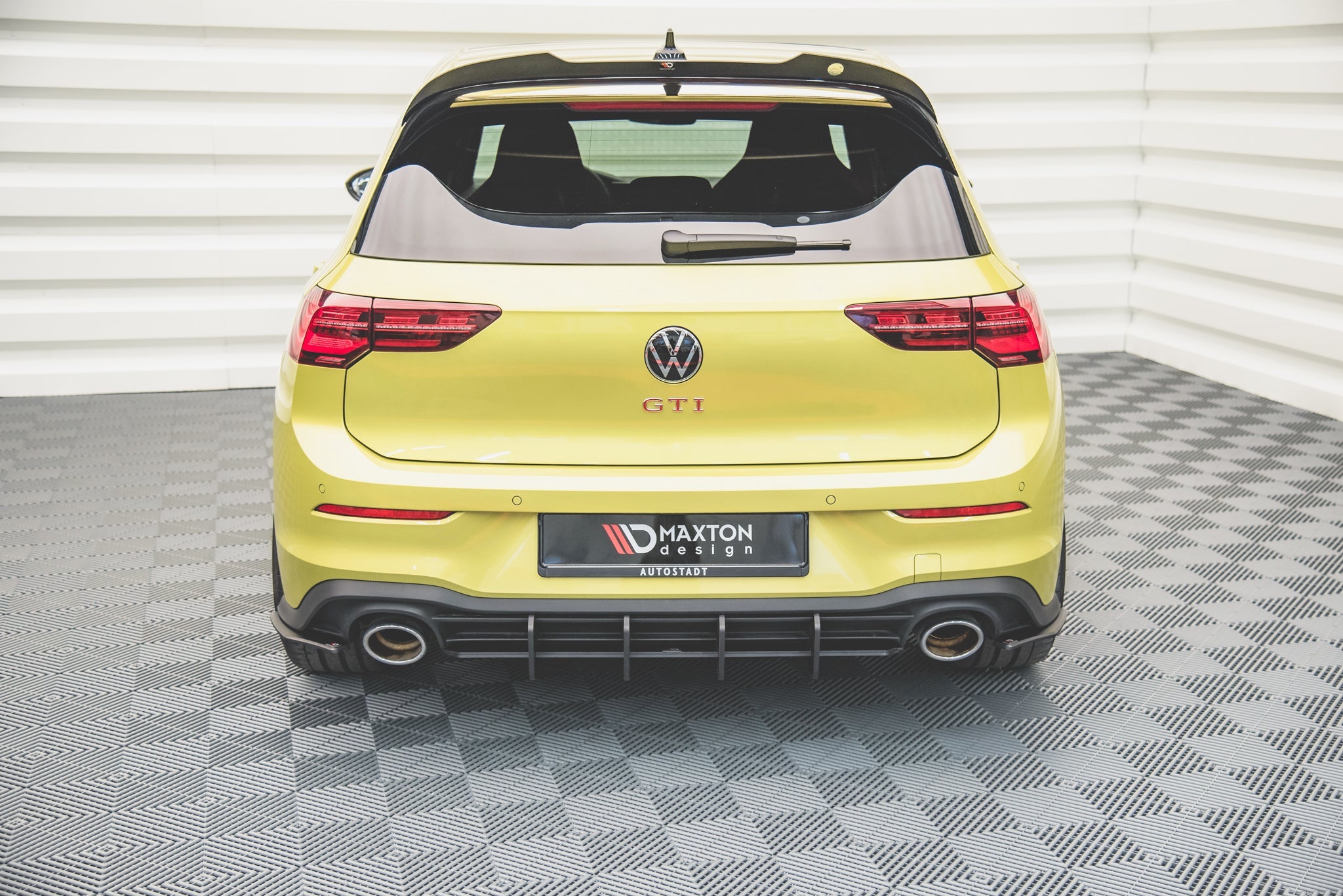 Maxton Design Street Pro Rear Side Splitters para Volkswagen Golf GTI Clubsport Mk8 - imagen 2