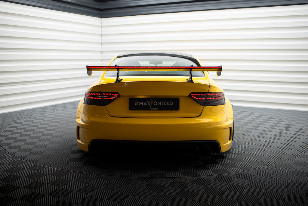 Maxton Design Alerón de carbono With Upper Swan Mounting + LED para Audi A5 Coupe 8T - imagen 7