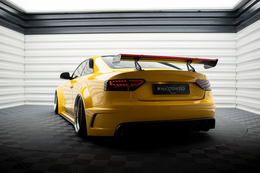 Maxton Design Alerón de carbono With Upper Swan Mounting + LED para Audi A5 Coupe 8T - imagen 8