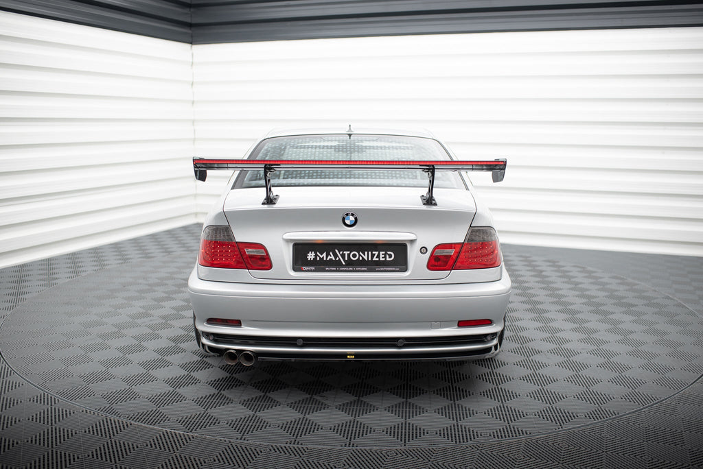Maxton Design Alerón de carbono With Internal Brackets Uprights + LED para BMW 3 Coupe E46 - imagen 3