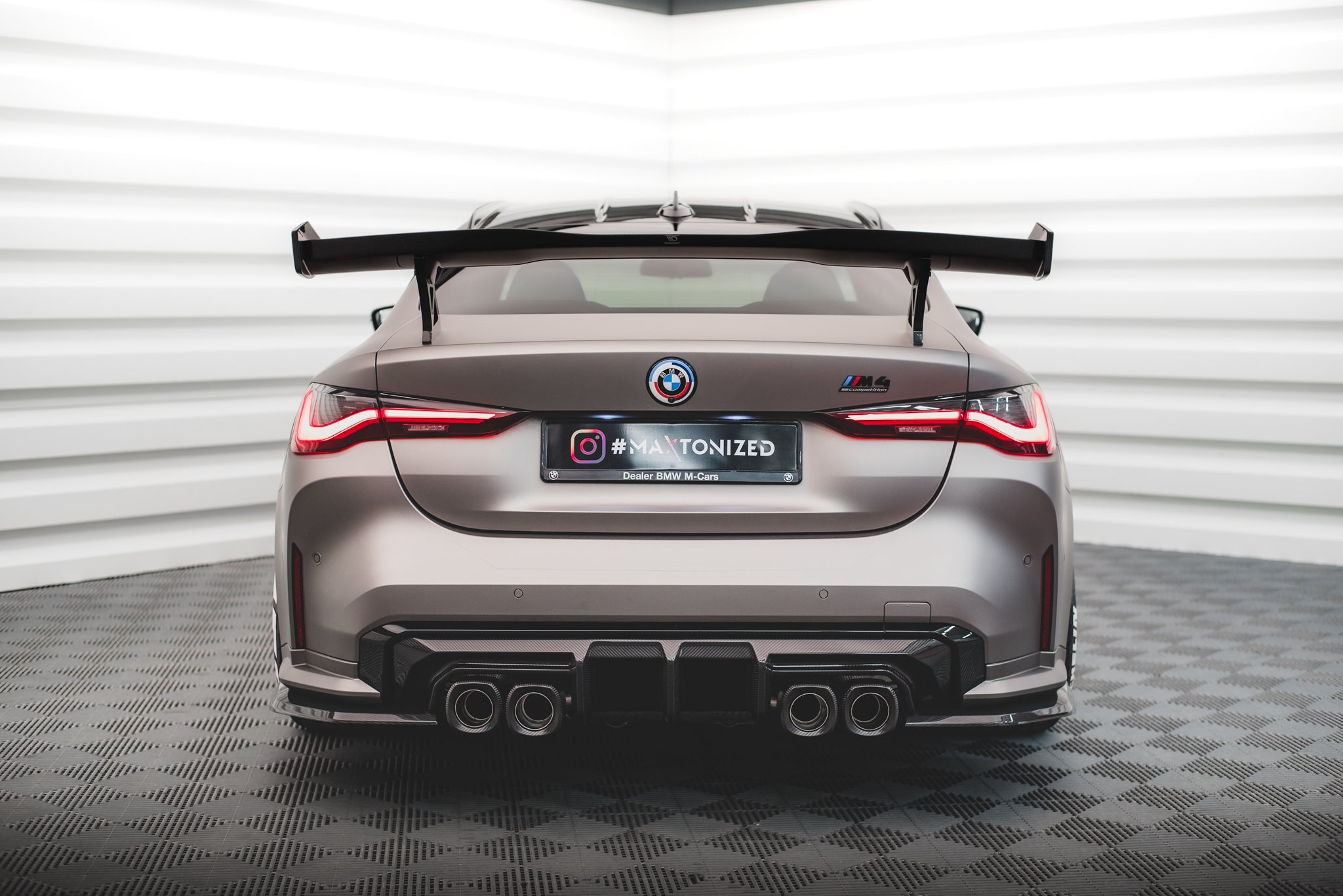 Maxton Design Carbon Fiber Spoiler Wing para BMW M4 G82 / G82 Facelift / M440i / 4 M-Pack G22 / G22 Facelift - imagen 2