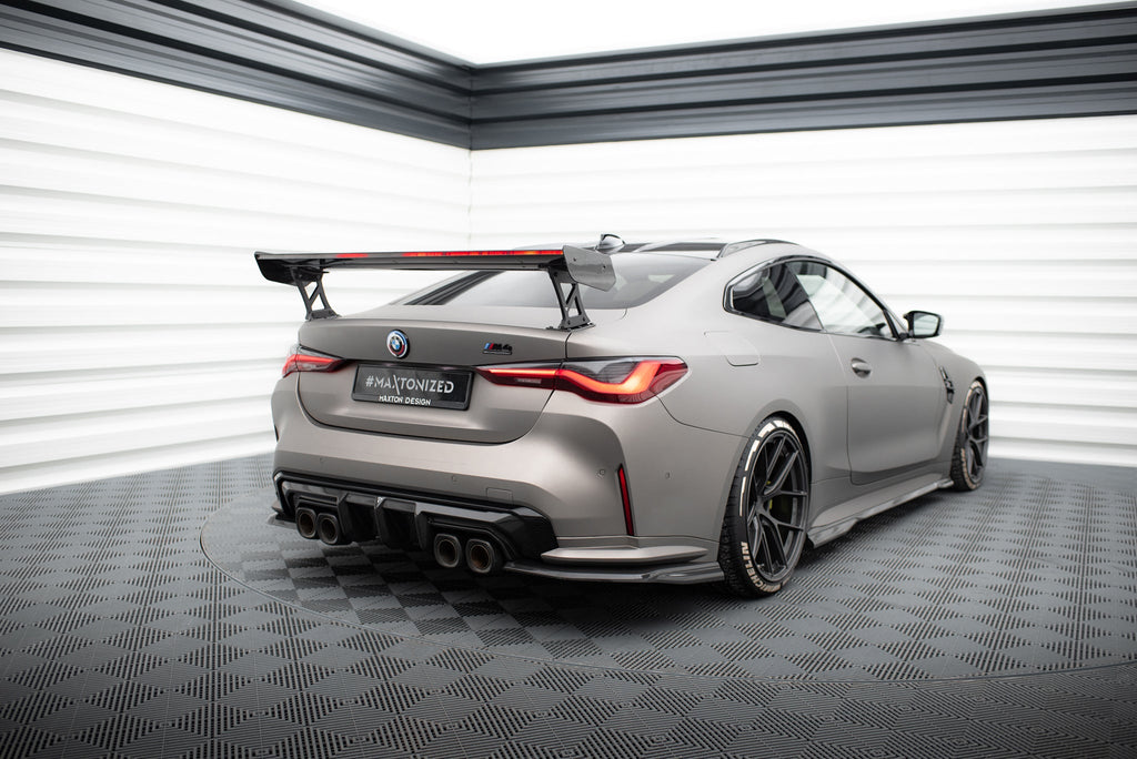 Maxton Design Alerón de carbono With External Brackets Uprights + LED para BMW M4 G82 / G82 Facelift / M440i / 4 M-Pack G22 / G22 Facelift - imagen 5