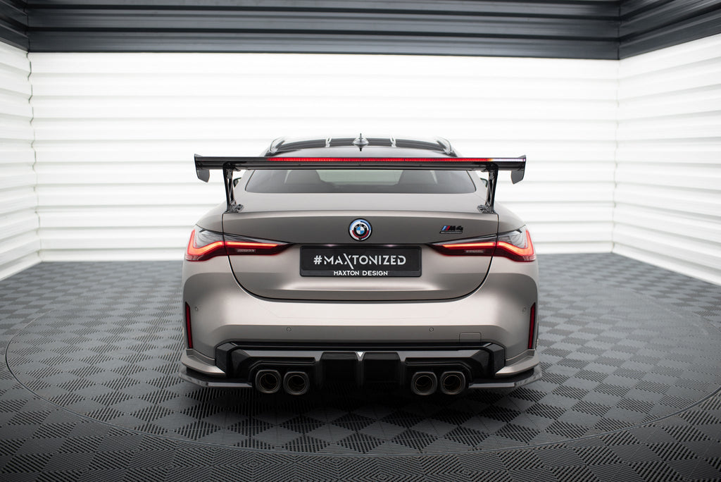 Maxton Design Alerón de carbono With External Brackets Uprights + LED para BMW M4 G82 / G82 Facelift / M440i / 4 M-Pack G22 / G22 Facelift - imagen 6