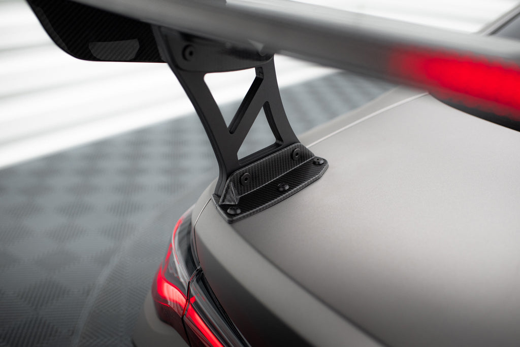Maxton Design Alerón de carbono With External Brackets Uprights + LED para BMW M4 G82 / G82 Facelift / M440i / 4 M-Pack G22 / G22 Facelift - imagen 9