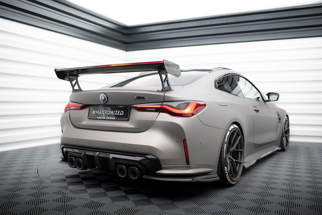 Maxton Design Alerón de carbono With External Brackets Uprights + LED para BMW M4 G82 / G82 Facelift / M440i / 4 M-Pack G22 / G22 Facelift - imagen 11