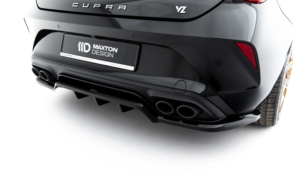 Maxton Design Splitter trasero (with vertical bars) V.2 para Cupra Leon Hatchback Mk1 Facelift - imagen 2