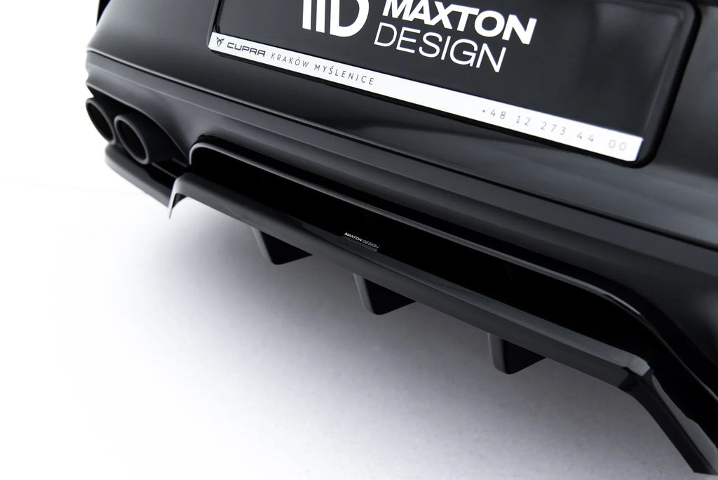 Maxton Design Splitter trasero (with vertical bars) V.2 para Cupra Leon Hatchback Mk1 Facelift - imagen 3