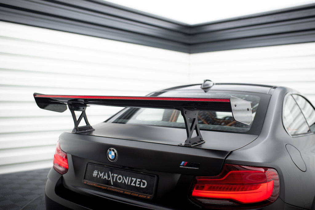 Maxton Design Alerón de carbono With Internal Brackets Uprights + LED para BMW M2 F87 / 2 / 2 M-Pack F22 - imagen 10