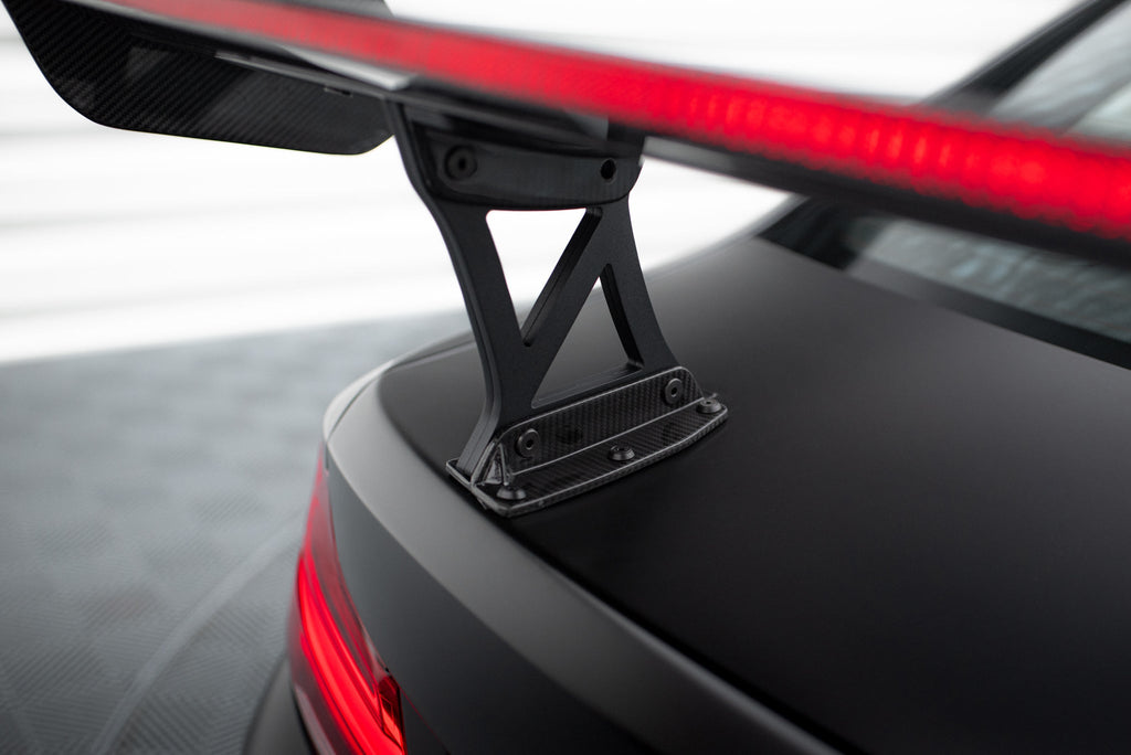 Maxton Design Alerón de carbono With Internal Brackets Uprights + LED para BMW M2 F87 / 2 / 2 M-Pack F22 - imagen 12