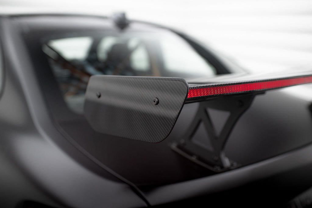 Maxton Design Alerón de carbono With Internal Brackets Uprights + LED para BMW M2 F87 / 2 / 2 M-Pack F22 - imagen 14