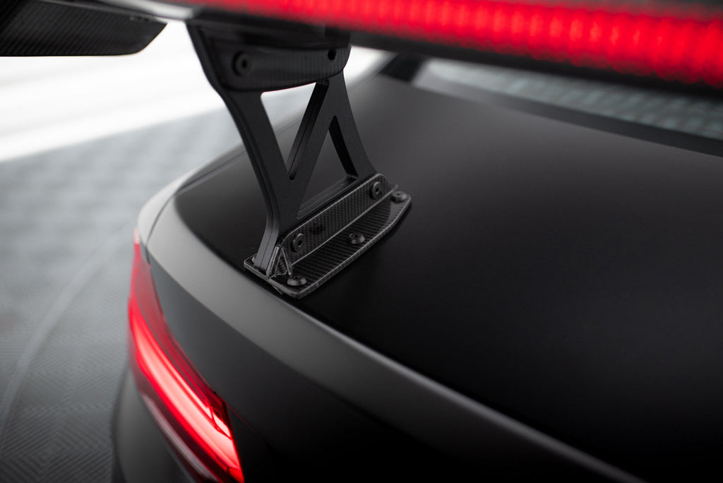 Maxton Design Alerón de carbono With Internal Brackets Uprights + LED para BMW M2 F87 / 2 / 2 M-Pack F22 - imagen 11