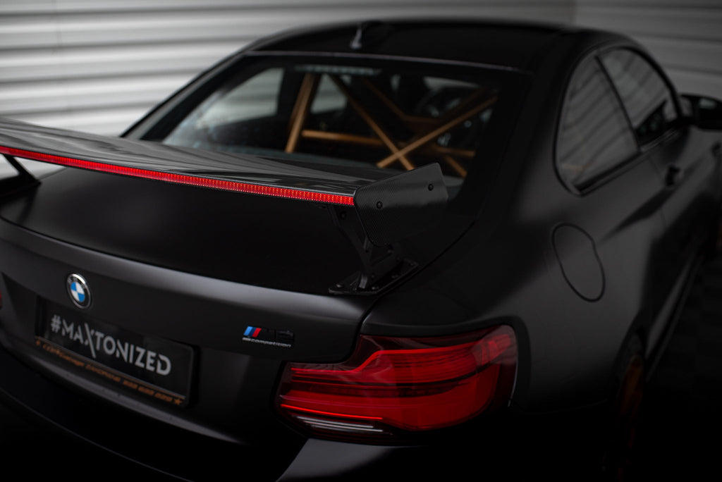 Maxton Design Alerón de carbono With External Brackets Uprights + LED para BMW M2 F87 / 2 / 2 M-Pack F22 - imagen 19